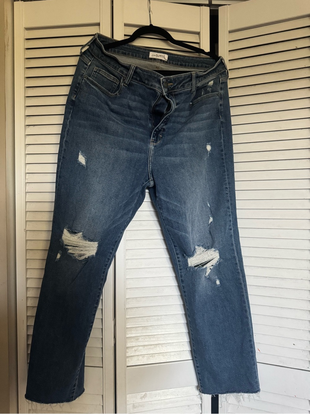 CJLA- Chrissy Distressed  Jeans - Picture 10 of 11